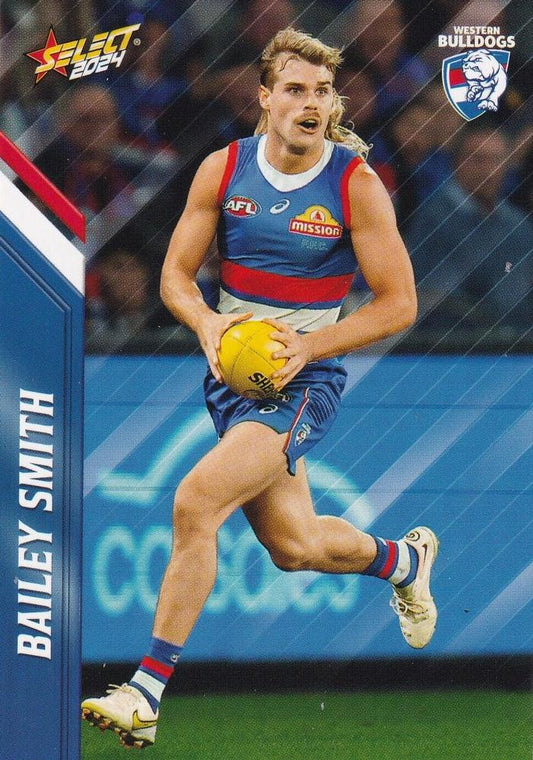 Bailey Smith #177 Western Bulldogs | 2024 Select AFL Footy Stars | Trading Card