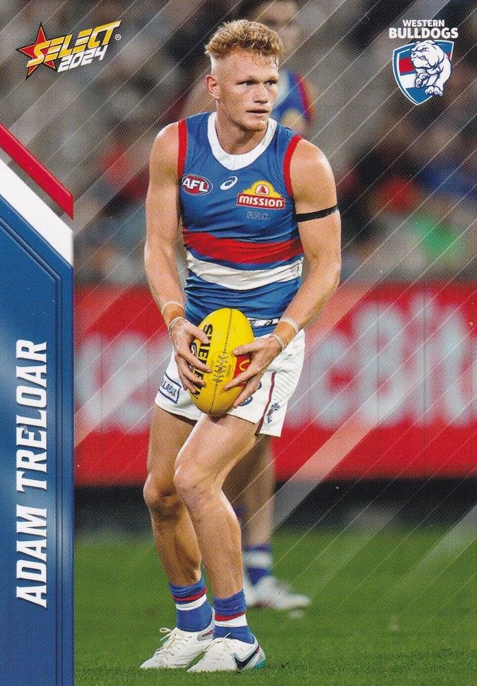 Adam Treloar #178 Western Bulldogs | 2024 Select AFL Footy Stars | Trading Card