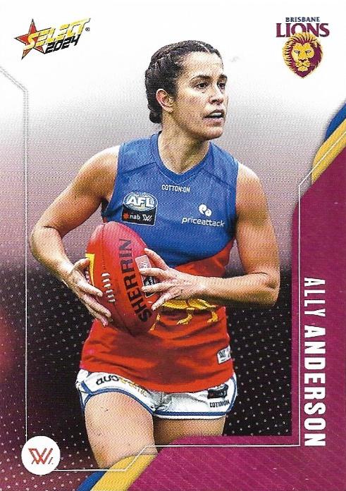 Ally Anderson #184 Brisbane Lions | 2024 Select AFL Footy Stars | Trading Card