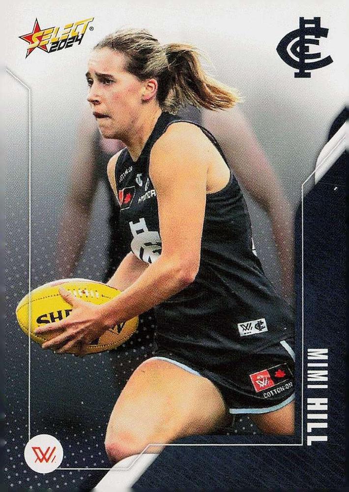 Mimi Hill #187 Carlton Blues | 2024 Select AFL Footy Stars | Trading Card