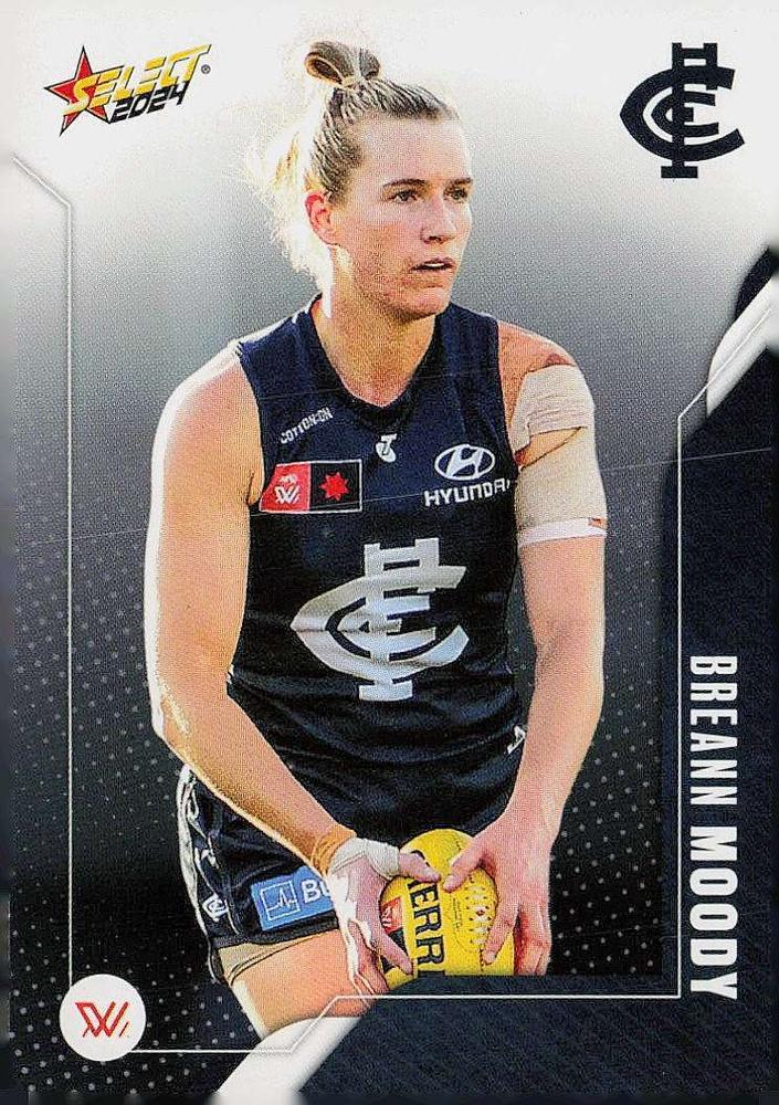 Breann Moody #188 Carlton Blues | 2024 Select AFL Footy Stars | Trading Card