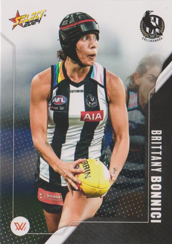 Brittany Bonnici #190 Collingwood Magpies | 2024 Select AFL Footy Stars | Trading Card