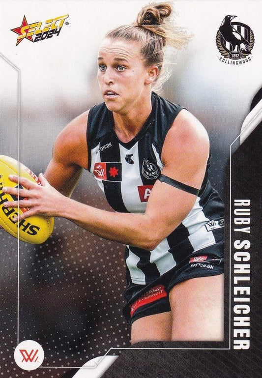 Ruby Schleicher #192 Collingwood Magpies | 2024 Select AFL Footy Stars | Trading Card