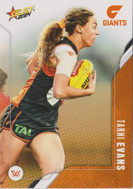 Tarni Evans #202 Greater Western Sydney Giants | 2024 Select AFL Footy Stars | Trading Card