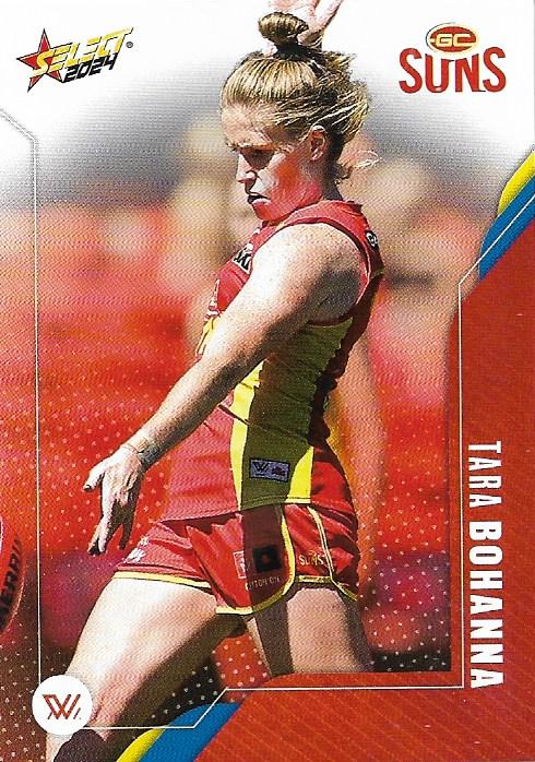 Tara Bohanna #205 Gold Coast Suns | 2024 Select AFL Footy Stars | Trading Card