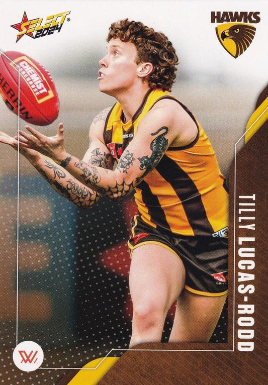 Tilly Lucas-Rodd #210 Hawthorn Hawks | 2024 Select AFL Footy Stars | Trading Card