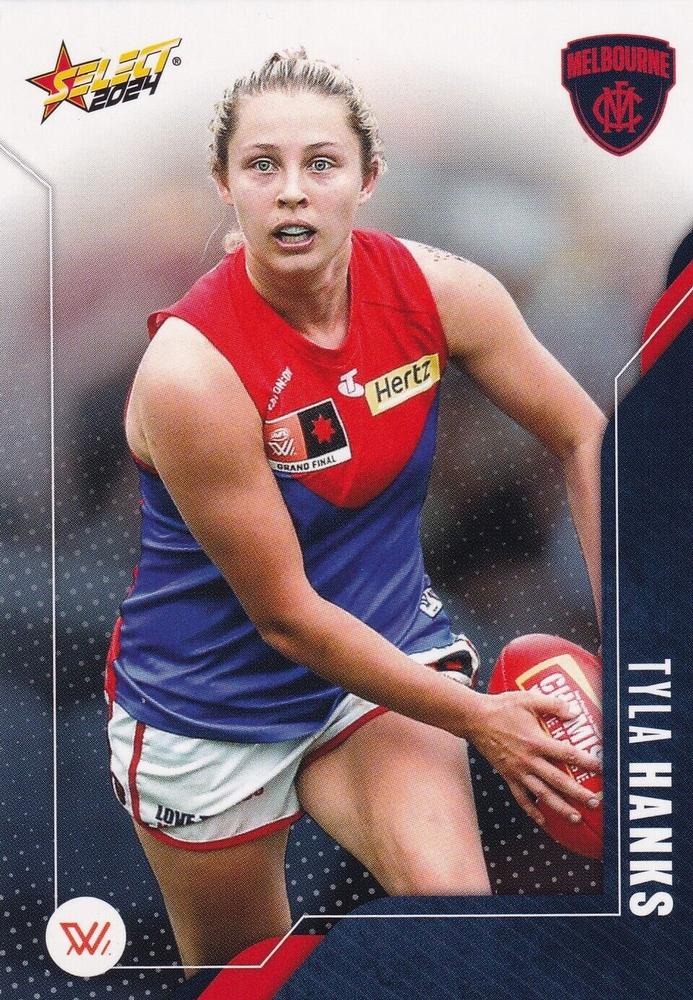 Tyla Hanks #211 Melbourne Demons | 2024 Select AFL Footy Stars | Trading Card