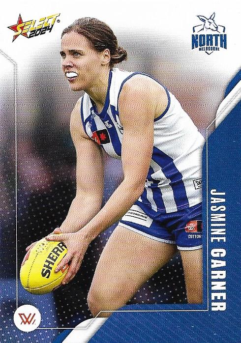 Jasmine Garner #214 North Melbourne Kangaroos | 2024 Select AFL Footy Stars | Trading Card