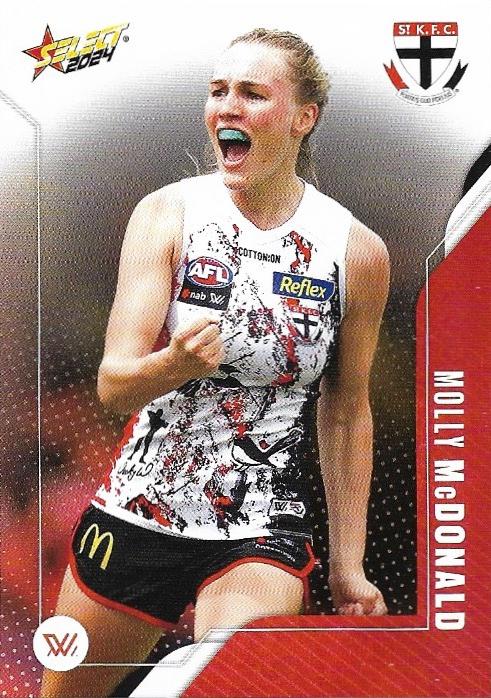 Molly McDonald #224 St. Kilda Saints | 2024 Select AFL Footy Stars | Trading Card