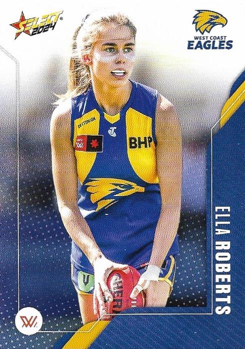 Ella Roberts #230 West Coast Eagles | 2024 Select AFL Footy Stars | Trading Card