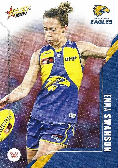 Emma Swanson #231 West Coast Eagles | 2024 Select AFL Footy Stars | Trading Card