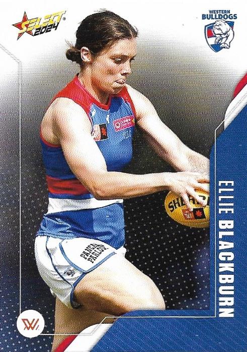 Ellie Blackburn #232 Western Bulldogs | 2024 Select AFL Footy Stars | Trading Card