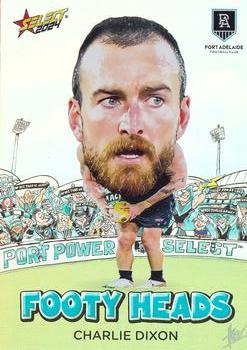 Charlie Dixon #FH63 Port Adelaide Power | Footy Heads 2024 Select AFL Footy Stars | Trading Card