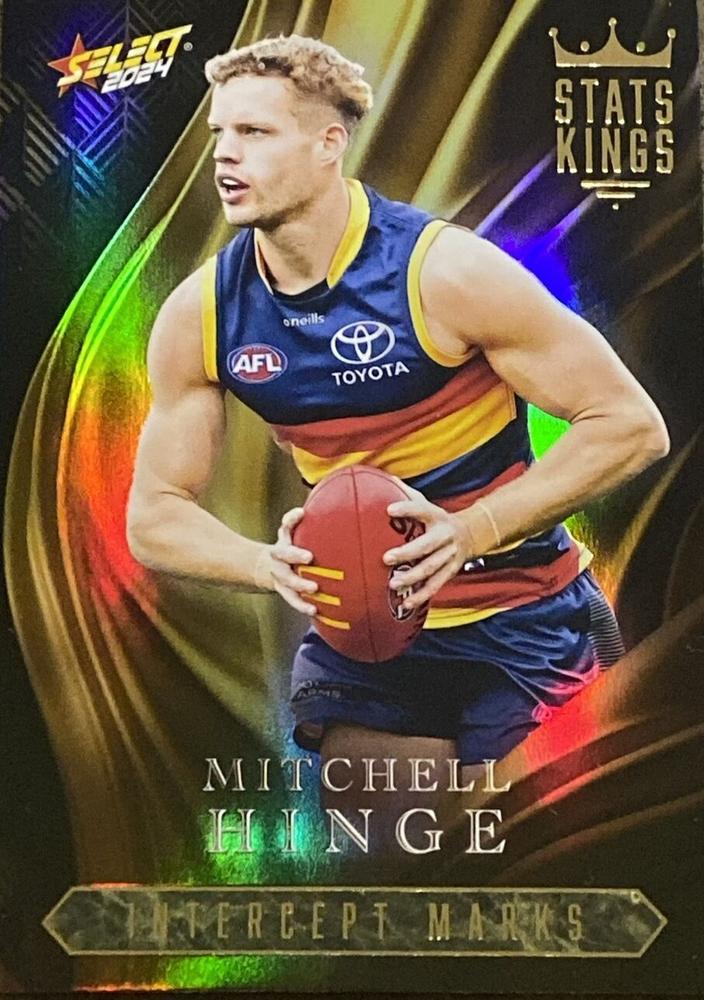 Mitchell Hinge #SK2 Adelaide Crows | Stats Kings 2024 Select AFL Footy Stars | Trading Card