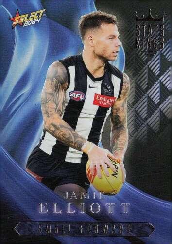 Jamie Elliott #SK19 Collingwood Magpies | Stats Kings 2024 Select AFL Footy Stars | Trading Card