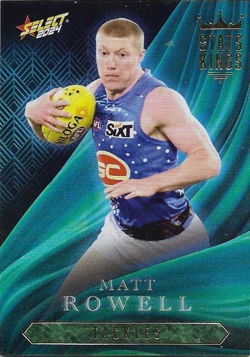 Matt Rowell #SK45 Gold Coast Suns | Stats Kings 2024 Select AFL Footy Stars | Trading Card