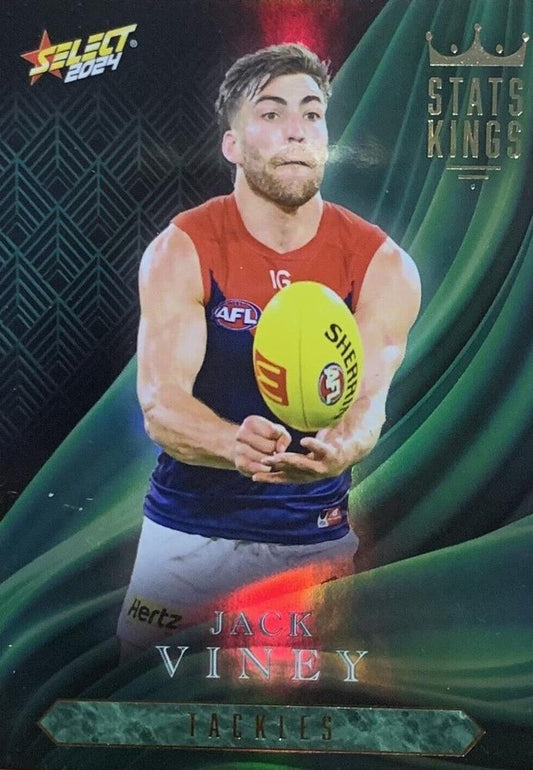 Jack Viney #SK55 Melbourne Demons | Stats Kings 2024 Select AFL Footy Stars | Trading Card