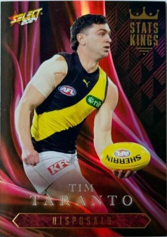 Tim Taranto #SK66 Richmond Tigers | Stats Kings 2024 Select AFL Footy Stars | Trading Card