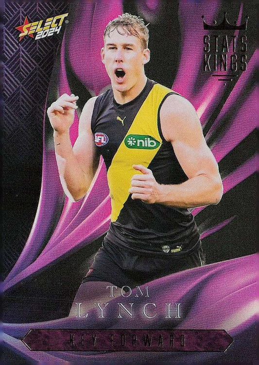 Tom Lynch #SK68 Richmond Tigers | Stats Kings 2024 Select AFL Footy Stars | Trading Card