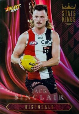 Jack Sinclair #SK71 St. Kilda Saints | Stats Kings 2024 Select AFL Footy Stars | Trading Card