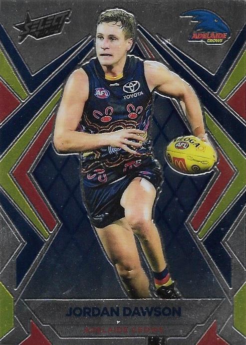 Jordan Dawson #L1 Adelaide Crows | Luminous 2024 Select AFL Footy Stars | Trading Card