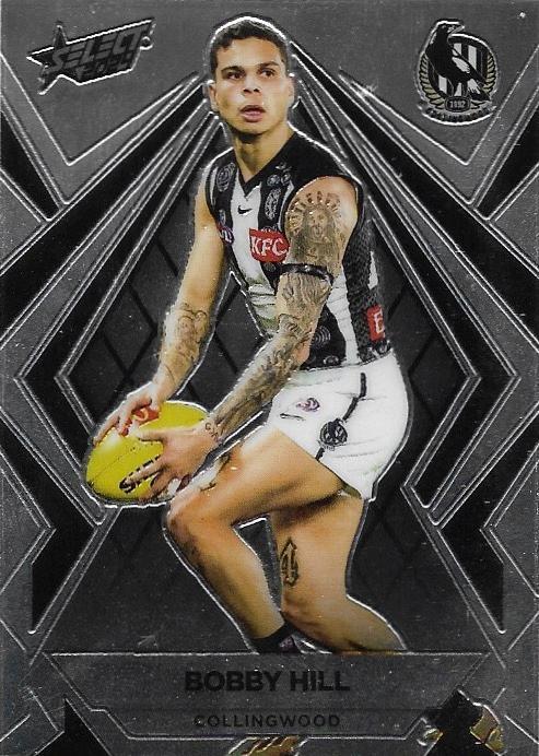 Bobby Hill #L35 Collingwood Magpies | Luminous 2024 Select AFL Footy Stars | Trading Card