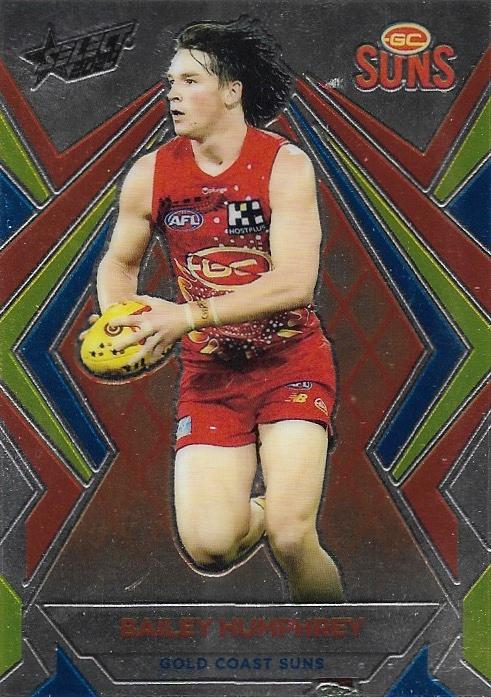 Bailey Humphrey #L85 Gold Coast Suns | Luminous 2024 Select AFL Footy Stars | Trading Card