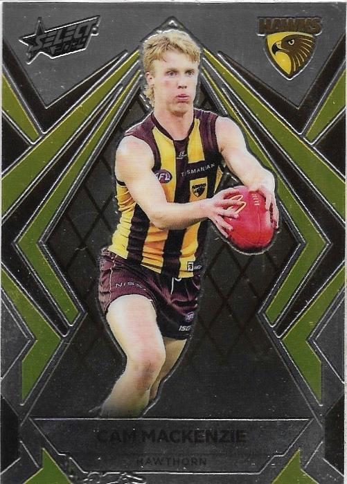 Cameron MacKenzie #L95 Hawthorn Hawks | Luminous 2024 Select AFL Footy Stars | Trading Card