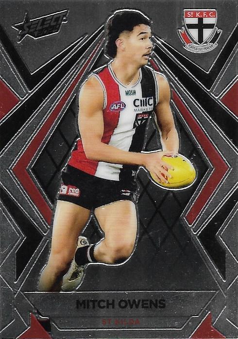 Mitch Owens #L145 St. Kilda Saints | Luminous 2024 Select AFL Footy Stars | Trading Card