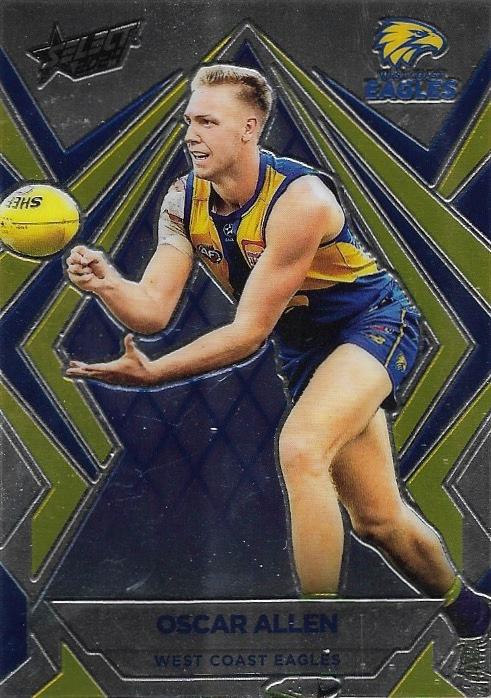 Oscar Allen #L161 West Coast Eagles | Luminous 2024 Select AFL Footy Stars | Trading Card