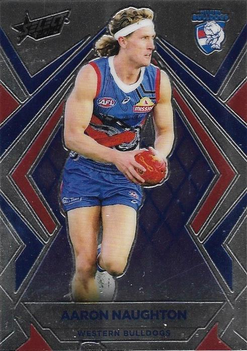 Aaron Naughton #L176 Western Bulldogs | Luminous 2024 Select AFL Footy Stars | Trading Card