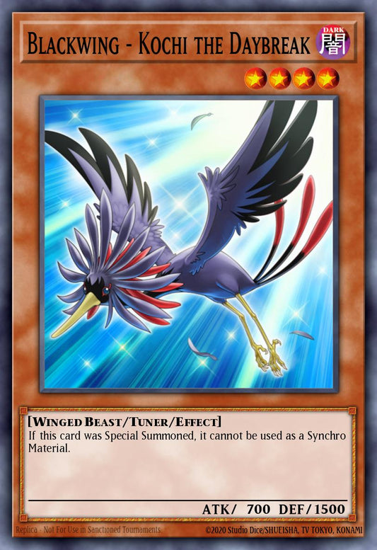 Blackwing  Kochi the Daybreak - DP11-EN010 Rare | Yu-Gi-Oh! Card