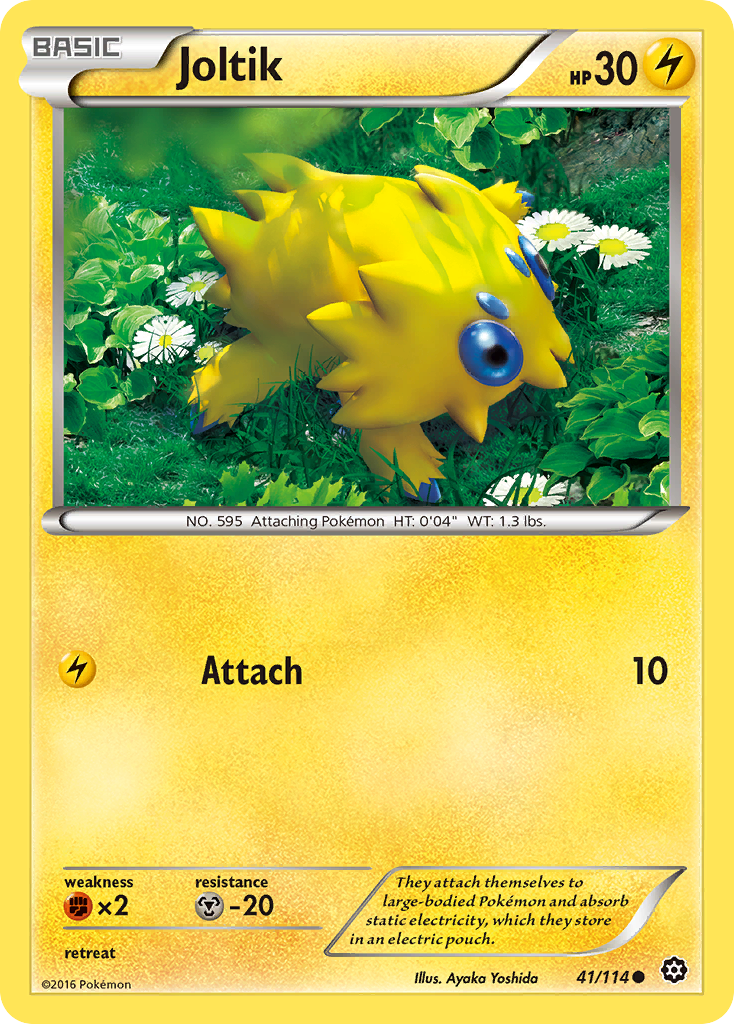 Joltik 41/114 Common | Steam Siege | Pokemon Card