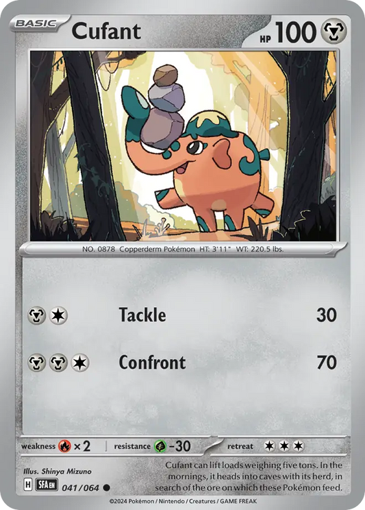 Cufant 41/64 Common | Shrouded Fable | Pokemon Card