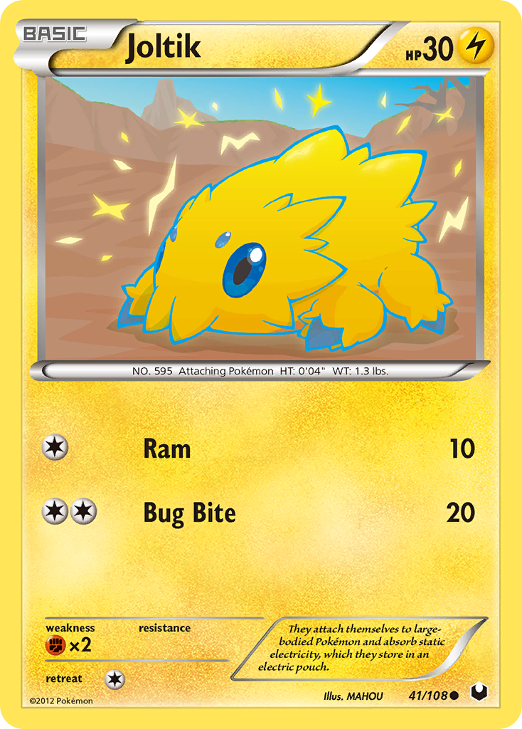 Joltik 41/108 Common | Dark Explorers | Pokemon Card