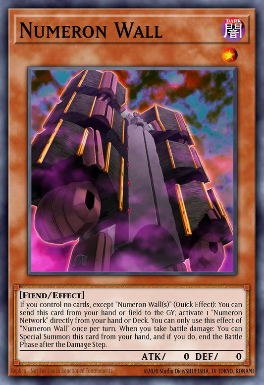 Numeron Wall - MGED-EN081 Rare | Yu-Gi-Oh! Card