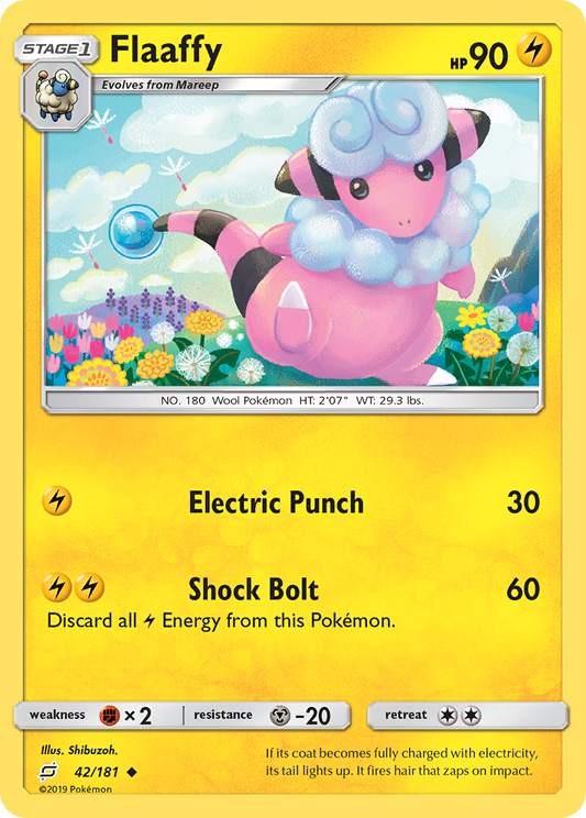 Flaaffy 42/181 Uncommon | Team Up | Pokemon Card