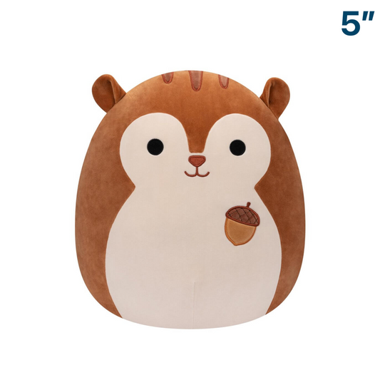 Sawyer the Squirrel with Acorn ~ 5" Squishmallow Plush