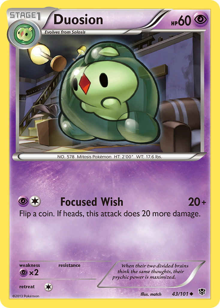 Duosion 43/101 Uncommon | Plasma Blast | Pokemon Card