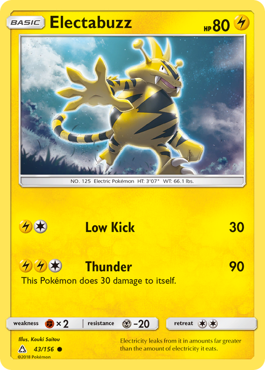 Electabuzz 43/156 Common | Ultra Prism | Pokemon Card