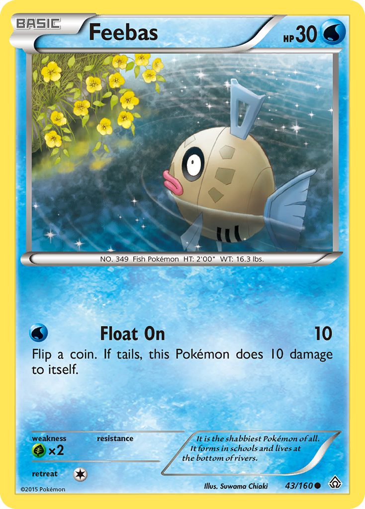 Feebas 43/160 Common | Primal Clash | Pokemon Card