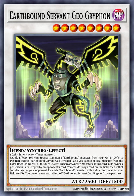 Earthbound Servant Geo Gryphon - MZMI-EN033 Super Rare | Yu-Gi-Oh! Card