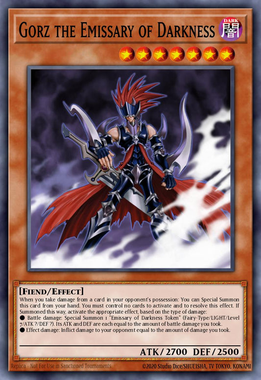 Gorz the Emissary of Darkness - BP01-EN014 Rare | Yu-Gi-Oh! Card