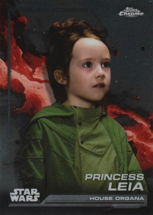 Princess Leia #69 | 2024 Topps Chrome Star Wars | Trading Card