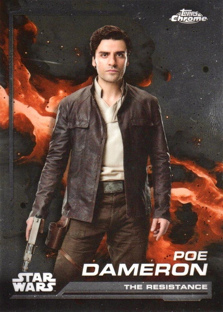 Poe Dameron #114 | 2024 Topps Chrome Star Wars | Trading Card