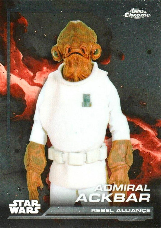 Admiral Ackbar #121 | 2024 Topps Chrome Star Wars | Trading Card