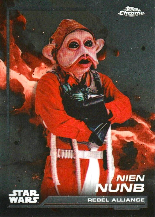 Nien Nunb #122 | 2024 Topps Chrome Star Wars | Trading Card