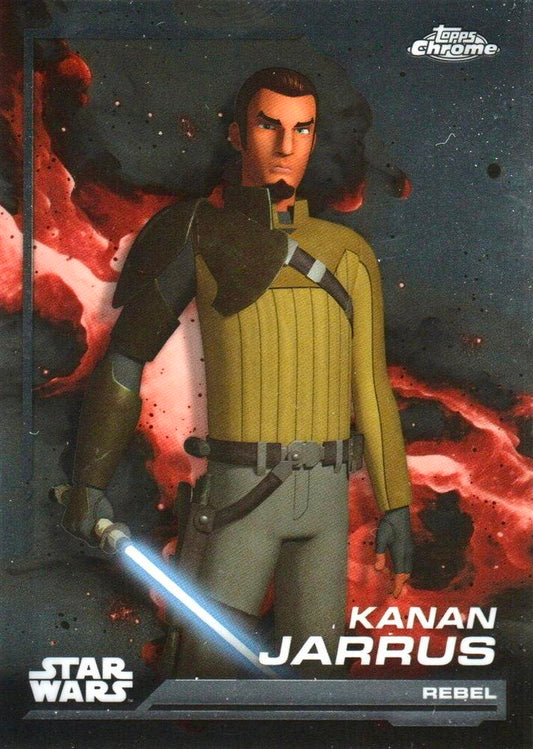 Kanan Jarrus #124 | 2024 Topps Chrome Star Wars | Trading Card