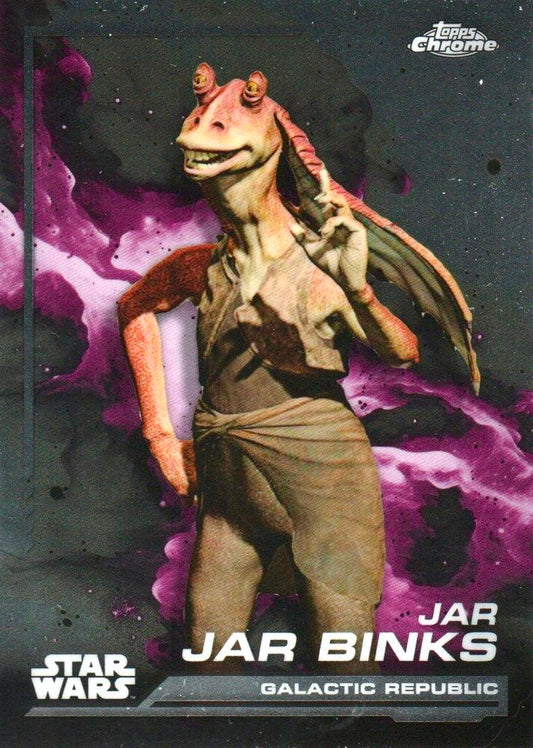 Jar Jar Binks #127 | 2024 Topps Chrome Star Wars | Trading Card