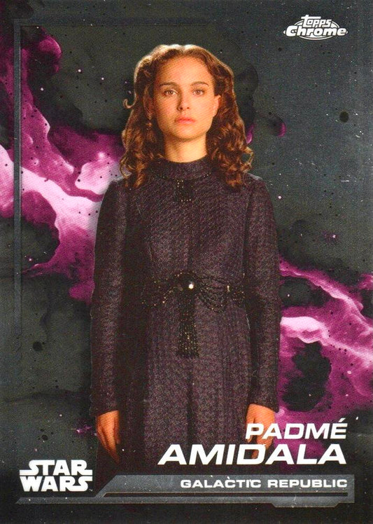 Padmé Amidala #130 | 2024 Topps Chrome Star Wars | Trading Card